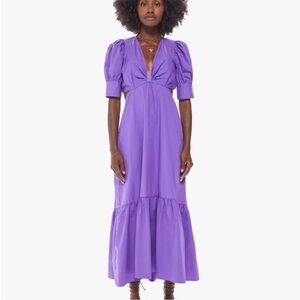 XiRENA Vibrant Purple Backless Dress